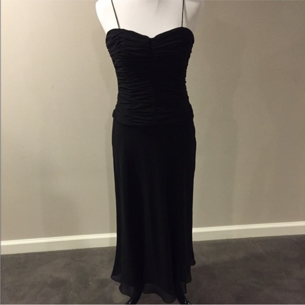 Liz Claiborne Black ruched Dress